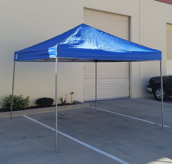 10ft by 10ft canopy with blue top