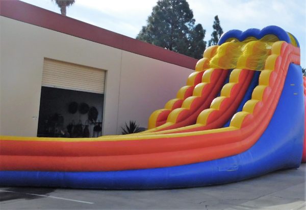 24ft Inflatable Blue Slide