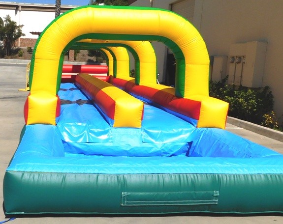 Finishing Side of the Inflatable Backyard Slip-N-Slide