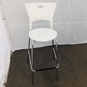 Bar Stool Rental in the color white