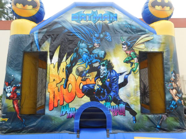 Batman Bounce House Close Up of Characters