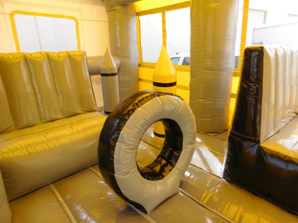 Inside view of the School Bus Combo Inflatable