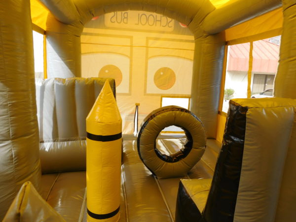 Inside View of front of School Bus Combo
