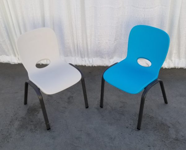 Kids Chair Rentals in White or Blue