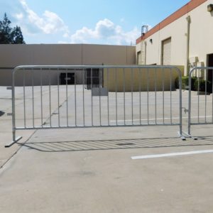 Metal Frame Barrier for Crowd Control
