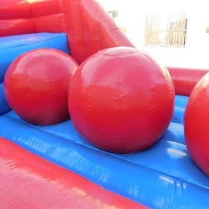 Close up of the Big Ball Wipeout game