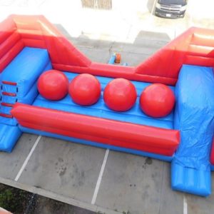 Big Ball wipeout inflatable game