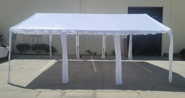 20x20 White Frame Tent Rental